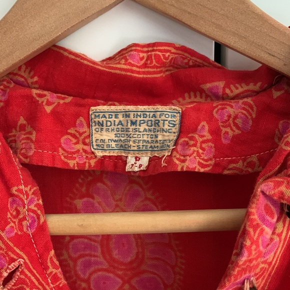 Indian Cotton Blouse - Picture 2 of 6